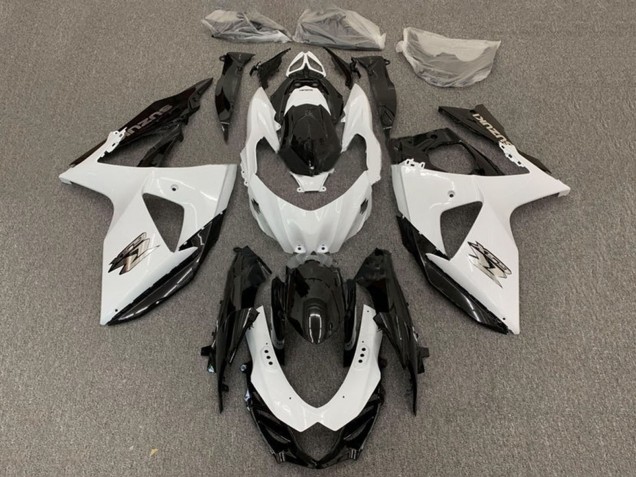 Carenado Moto Suzuki GSXR 1000 2009-2016 - Blanco Negro