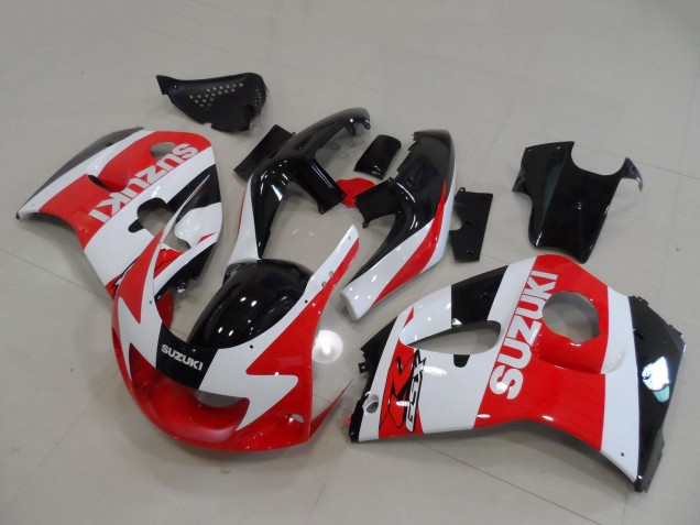 Carenados Moto Suzuki GSXR 600 / GSXR 750 1996-2000 - Rojo Blanco Negro