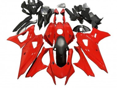 Carenados Moto Yamaha YZF R7 2021-2024 - Rojo Negro Mate