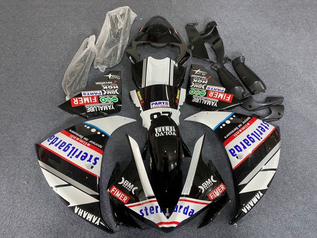 Carenados Moto Yamaha YZF 1000 R1 2009-2011 - Blanco Negro Rojo Sterilgarda Carrera