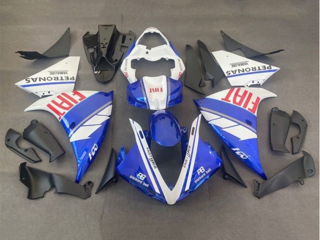 Carenados Moto Yamaha YZF 1000 R1 2012-2014 - Blanco Azul Rojo Fiat