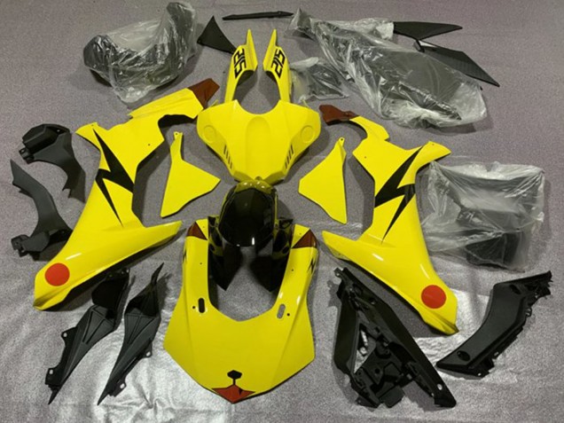Carenados Moto Yamaha YZF 1000 R1 2020-2025 - Amarillo Rojo Pikachu