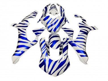 Carenados Moto Yamaha YZF 1000 R1 2020-2025 - Blanco Azul Cebra