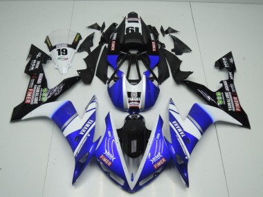 Carenados Moto Yamaha YZF 1000 R1 2004-2006 - Azul Blanco Negro Fimer Yamalube