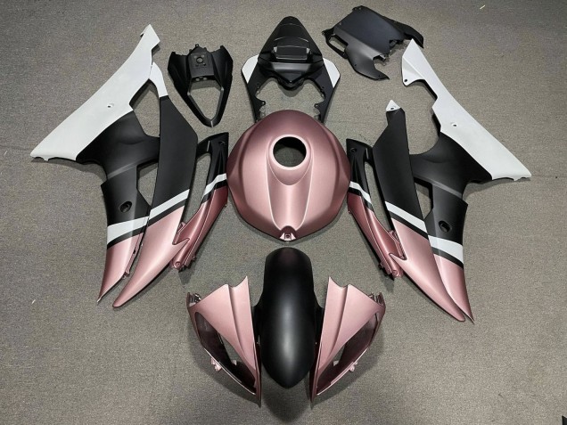 Carenados Moto Yamaha YZF R6 2008-2016 - Blanco Rose Oro Negro Mate