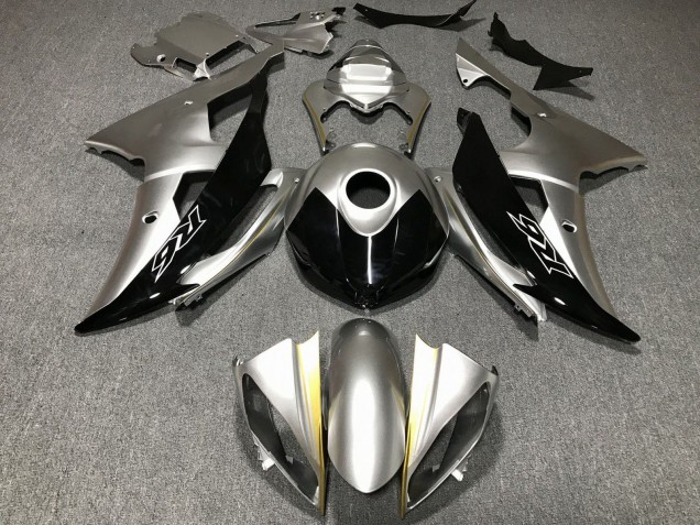 Carenados Moto Yamaha YZF R6 2008-2016 - Plata Oro Negro