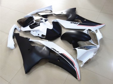 Carenados Moto Yamaha YZF R6 2008-2016 - Blanco Negro Mate Rojo