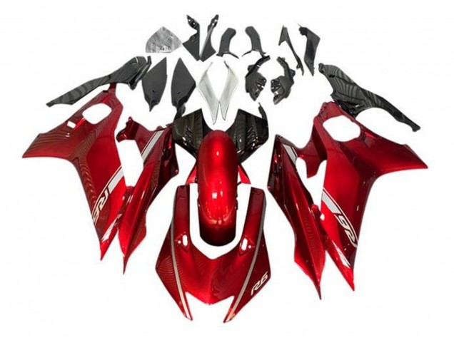Carenado Moto Yamaha YZF R6 2017-2023 - Rojo