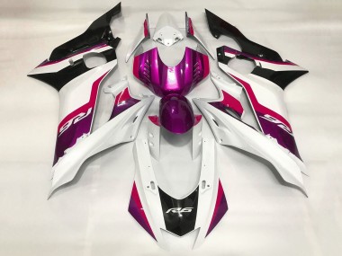 Carenados Moto Yamaha YZF R6 2017-2023 - Blanco Rojo Púrpura Negro