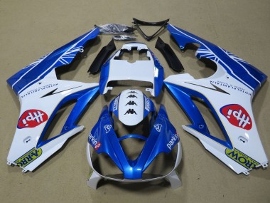 Carenados Moto Triumph Daytona 675 Triple 2006-2008 - Blanco Azul
