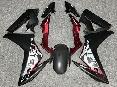 Carenados Moto Honda CBR650F 2014-2016 - Negro Mate Rojo