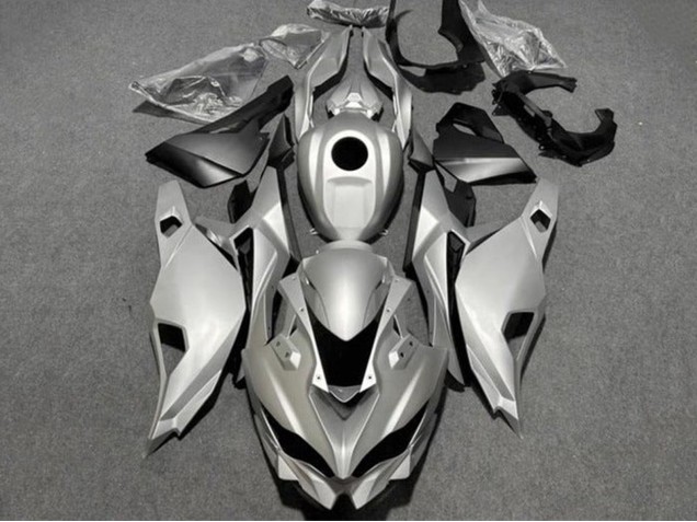 Carenados Moto Kawasaki ZX4R ZX-4RR 2019-2025 - Plata Negro