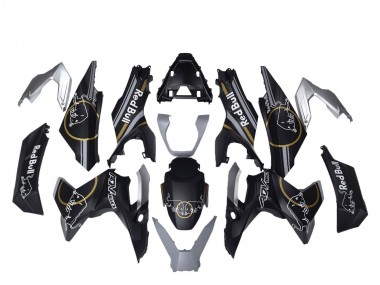 Carenados Moto Honda ADV160 2022-2024 - Negro Mate Oro Rojo Bull
