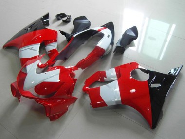 Carenado Moto Honda CBR600 F4i 2004-2007 - Blanco Rojo Negro Brillante