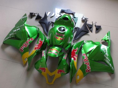 Carenados Moto Honda CBR600RR 2009-2012 - Verde Amarillo Rojo Bull