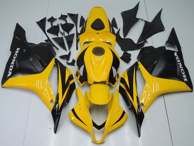 Carenados Moto Honda CBR600RR 2009-2012 - Amarillo Negro Mate