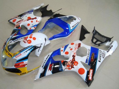 Carenados Moto Suzuki GSXR 1000 2000-2002 - Blanco Azul Rojo Amarillo Negro Dark Dog Motul Pepe Phone