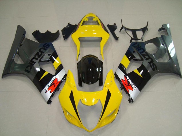 Carenados Moto Suzuki GSXR 1000 2003-2004 - Amarillo Plata Gris Negro Rojo