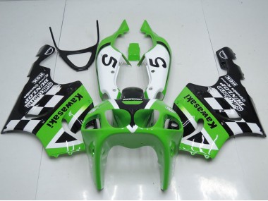 Carenados Moto Kawasaki ZX7R 1996-2003 - Verde Blanco Negro 5