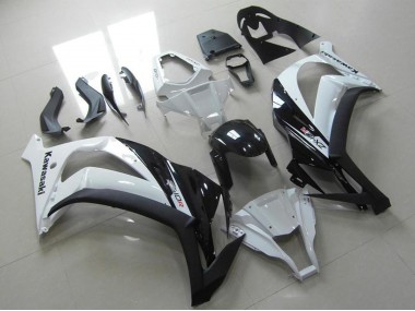 Carenado Moto Kawasaki ZX10R 2011-2015 - Blanco Negro Brillante