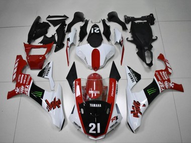 Carenados Moto Yamaha YZF R1 2015-2019 - Blanco Rojo Negro Brillante Verde Monstruo Motul YSP