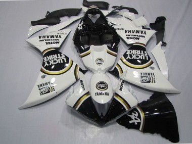 Carenados Moto Yamaha YZF R1 2009-2011 - Blanco Negro Lucky Strike