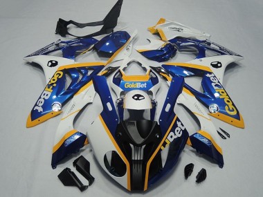 Carenados Moto BMW S1000RR 2009-2014 - Blanco Amarillo Azul Negro Mate OroBet
