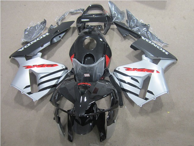 Carenados Moto Honda CBR600RR 2005-2006 - Negro Brillante Plata Rojo