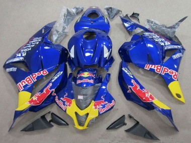 Carenados Moto Honda CBR600RR 2009-2012 - Azul Amarillo Rojo Bull