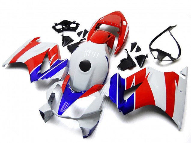 Carenados Moto Honda VFR800 2002-2013 - Blanco Rojo Azul No Calcomanía