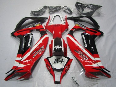 Carenados Moto Kawasaki ZX10R 2011-2015 - Blanco Rojo Negro Pedercini