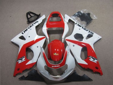 Carenados Moto Suzuki GSXR 1000 2003-2004 - Blanco Rojo