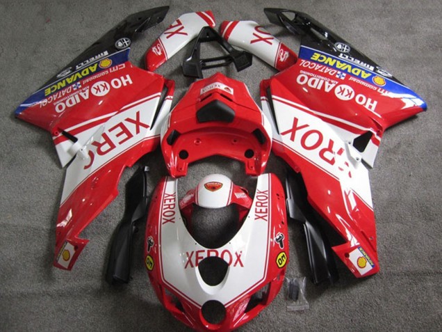 Carenados Moto Ducati 749 2005-2006 - Blanco Rojo Azul Negro Brillante Xerox