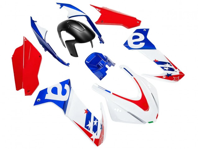 Carenado Moto Aprilia RS660 2020-2024 - Blanco Azul Rojo