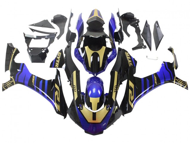 Carenados Moto Yamaha YZF R1 2015-2019 - Azul Oro Negro