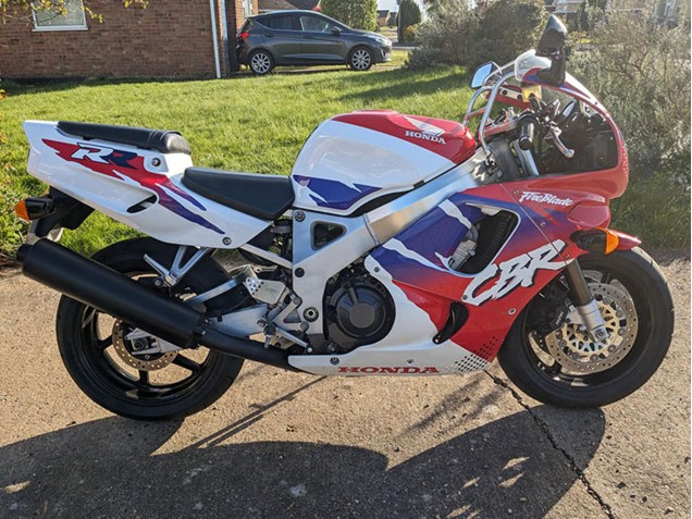 Carenados Moto Honda CBR900RR 893 1994-1995 - Rojo Azul Blanco