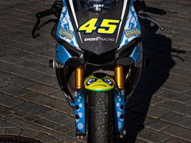 Carenados Moto Yamaha YZF R1 2015-2019 - Azul Amarillo Tiburón